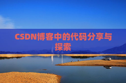 CSDN博客中的代码分享与探索